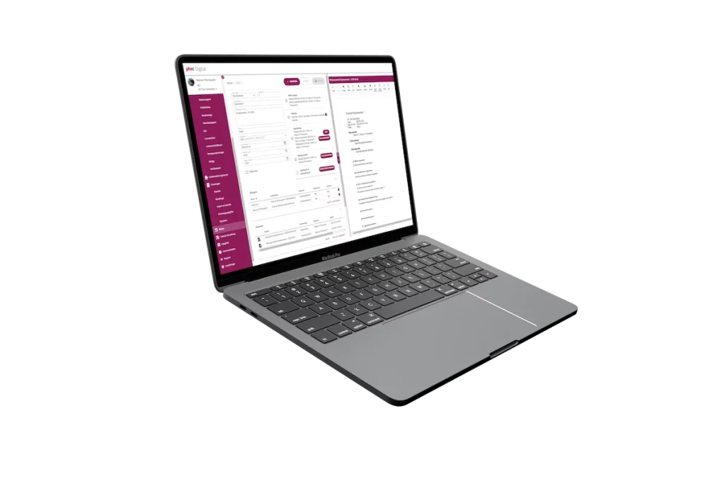 PHM digital user interface